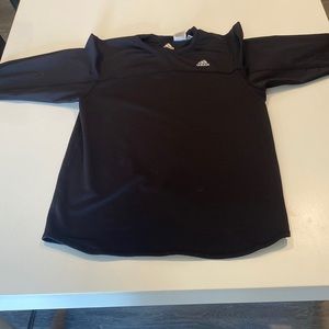 Black adidas pull over